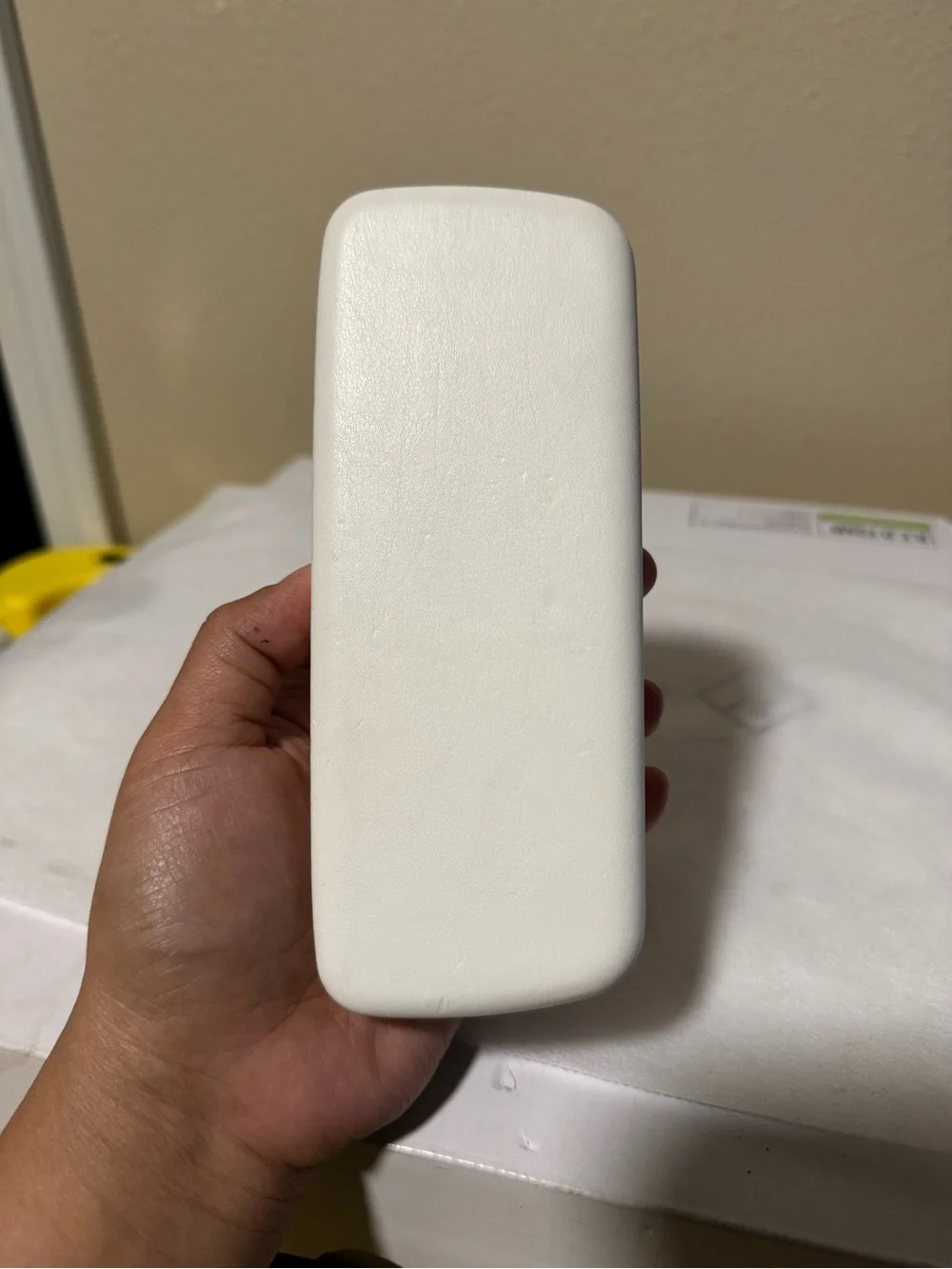 Calvin Klein White Hard Sunglasses Case
